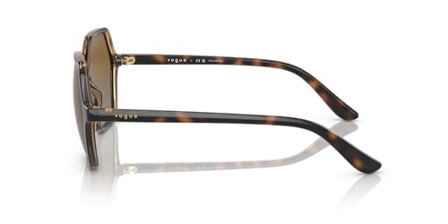 Vogue Eyewear Woman Sunglasses Black Frame, Grey Lenses, 55MM2