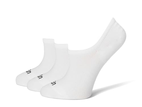 UGG Women's Stela No Show 3 Pack Sock, White, M/L2
