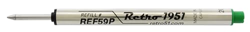 Recharges stylo roller vert Tornado pack de 3 idéal pour annoter vos carnets - 2