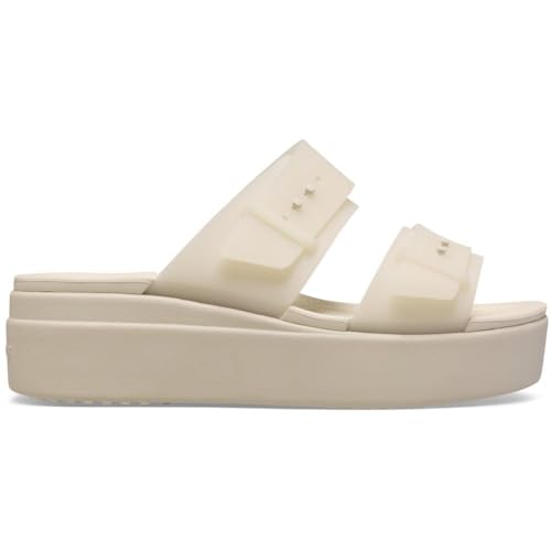 Image of Crocs Women's Brooklyn Buckle Low Wedges