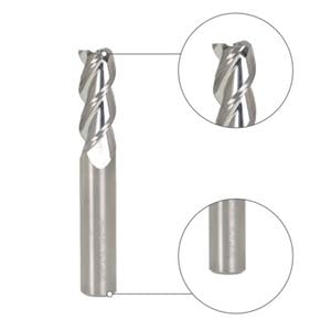 #US 5 Pcs 3/8" Alu-Power 3 Flute End Mill Regular Length