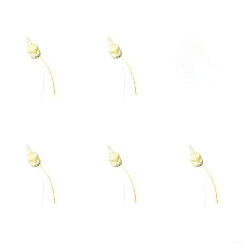 Zeroupshop Lot de 5 modules de lumière LED électroniques sans flamme avec effet de flamme simulée oscillante, circuit imprimé PCBA, large tension 3 V-5 V, compatibilité pour lanternes à faire soi-même