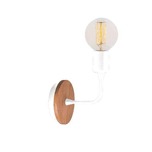 Homemania Lampada a Parete Star, Applique, Bianco