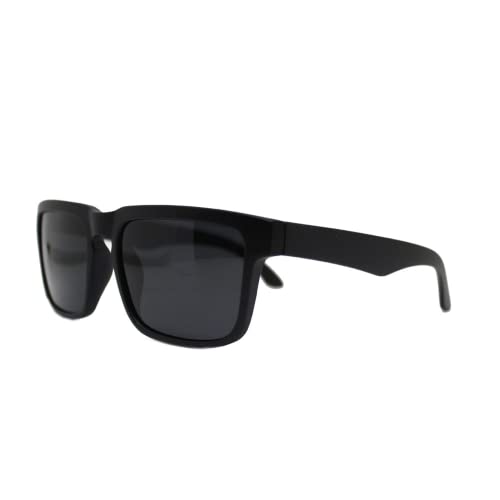 SURF MONKEY Gafas de sol hombre y mujer - UV400 - Polarizadas (Negro/Negro)