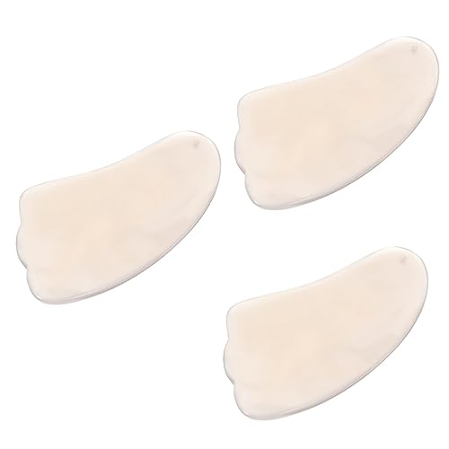 FOMIYES 3 Pcs Scraping Board Skin Massager Gua Sha Scraper Agate Massage Board Massaging Supply Agate Massaging Board Massage Tool Gua Sha Board