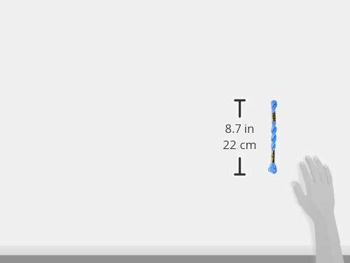 Hilo de Algodón Perla DMC Talle 3 16.4yd Azul Medio miniatura 2