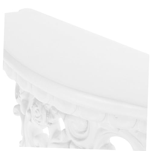 Étagère murale multifonction en résine sculptée pour optimiser les petits espaces