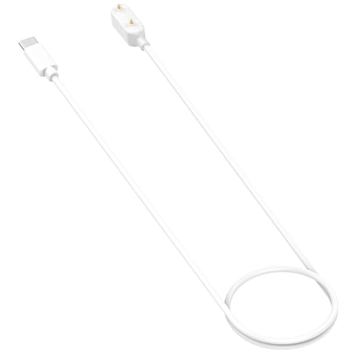 Magnetic Compatible with Honor Band 9/7/6 Smart Watch Charger, USB Charge Charging Cable Adapter Replacement Charger Cable for Honor Band 9/7/6 (White+White)
