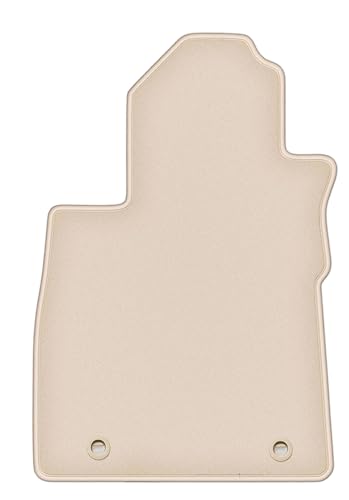 Tapis conducteur en velours Fortuna beige pour habiller votre MG ZS I