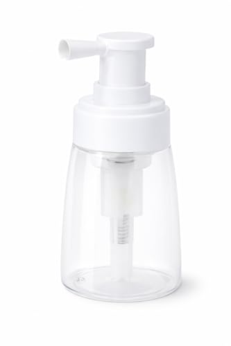 Barber Powder Bottle Spray - for Applying Talc and Powder - Empty Powder Puffer Bottle Travel Cosmetics Blower Refillable Hair Fiber Applicator for Salon Home Beauty- White