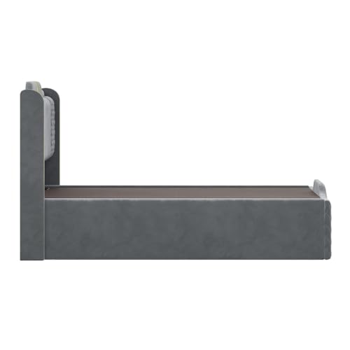 Image of Wakefit Velura Queen Size Hydraulic Storage Upholstered Bed