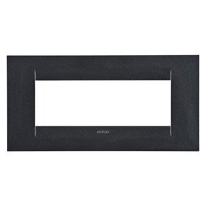 Gewiss GW16406VD | Assiette Chorus Geo En Technopolymère 6 Places Rouge Toscan