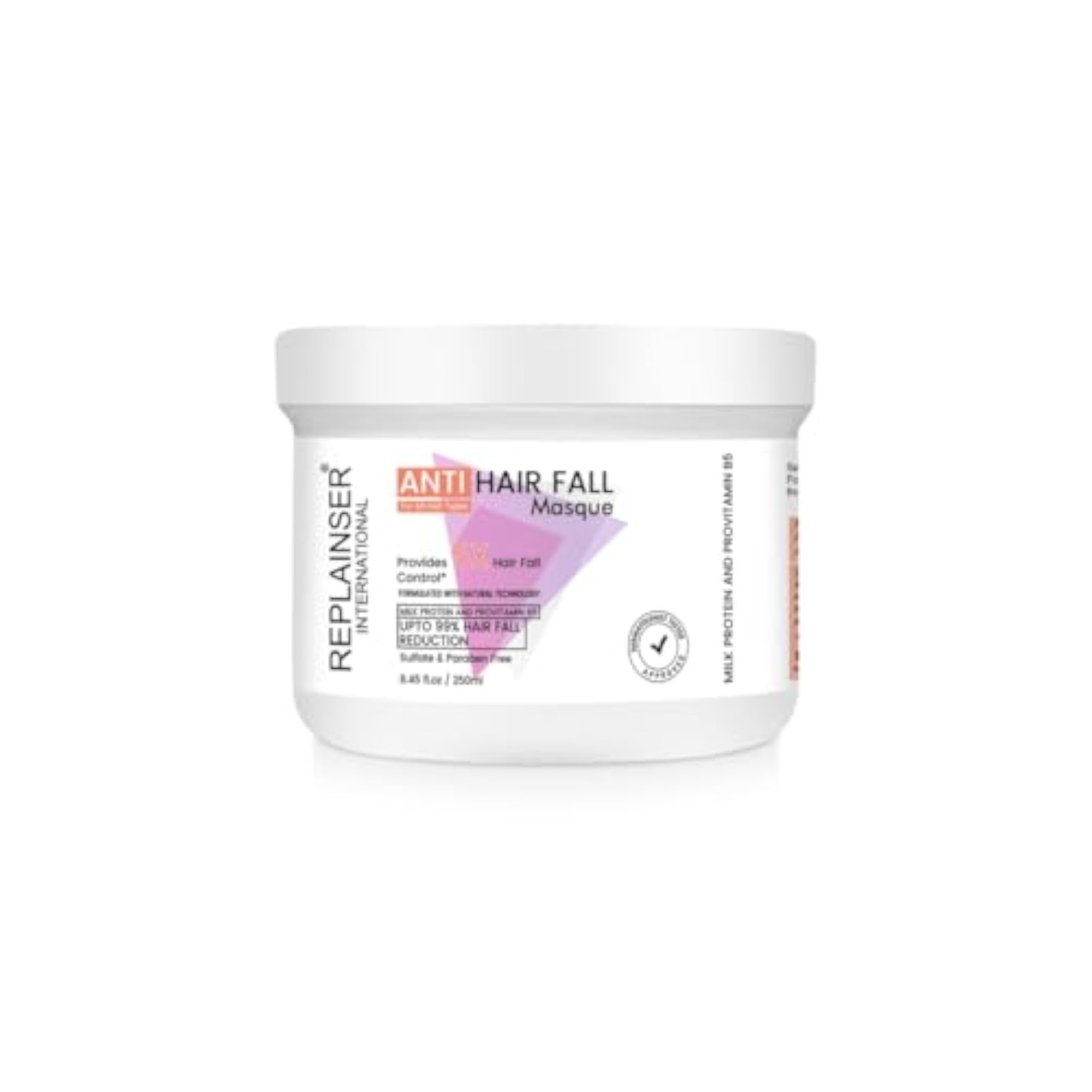 Anti-Hairfall Mask with Provitamin B5 & Milk Protein, 250ml