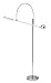 Sonneman 3330.13 Contemporary Modern One Light Floor Lamp from Orbiter Collection in Pwt, Nckl, B/S, Slvr, Finish: Satin Nickel