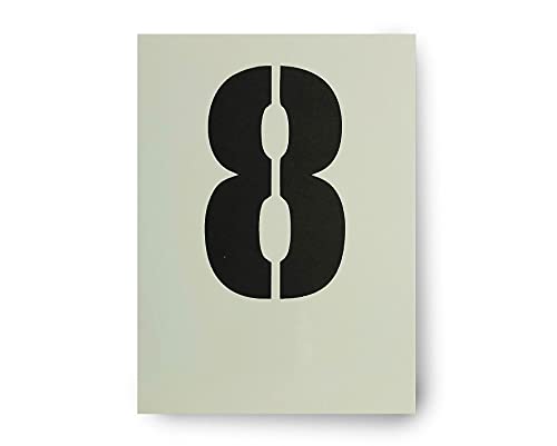 Grand Numéro 8 Pochoir 120 mm de hauteur sur rigide Plastique durable Pochoir Cover