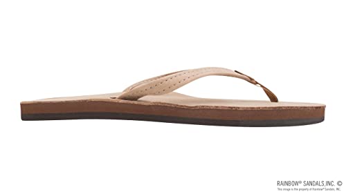 Image of Rainbow Sandals Women's Single Layer Leather Sandal Narrow Strap