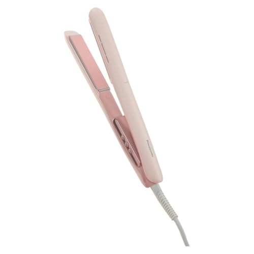 Panasonic EH-HV31-P503 Styler Capillaire Ionique 2-en-1, Lisseur et Boucleur, 5 Températures jusqu'à 210°C, Plaques 3D, Verrouillage Voyage, Tension Auto, Rose Fraise