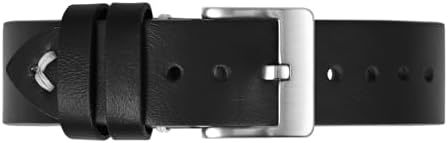 BISONSTRAP Distressed Leather Watch Strap, Watch Strap for Men, Quick Release Spring Bars, Strap Width 18 mm, 20 mm, 22 mm, 24mm, Leather, No gemstone