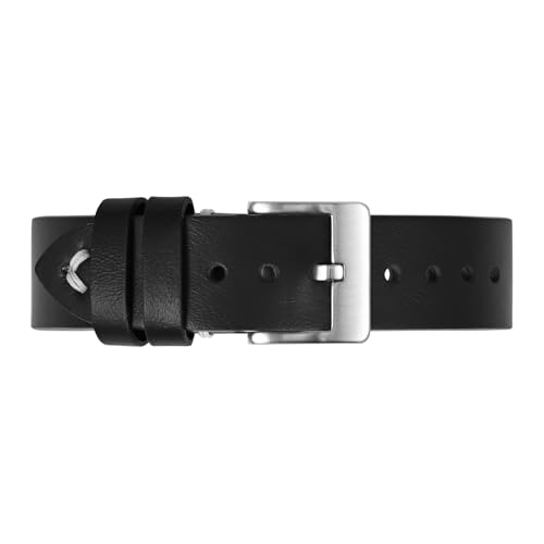 BISONSTRAP Distressed Leather Watch Strap, Watch Strap for Men, Quick Release Spring Bars, Strap Width 18 mm, 20 mm, 22 mm, 24mm, Leather, No gemstone