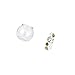 Baoblaze Wall Mirror Tank for Living Room Corridor Entryway Hallway A Small Round Ornament Aquarium Bowl Vase for Small Home Decors Plants