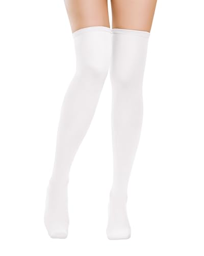 Image of Century Star Womens Casual Stripes Thigh High Long Socks-Thin Over the Knee High Stocking Thigh High Tights Boot Socks