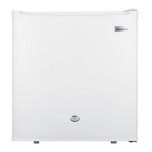 Summit Appliance FFAR23L Accucold 19" Wide Compact All-Refrigerator; Automatic Defrost; Factory-installed Lock; Internal Fan Cooling; 1.7 cu.ft Capacity; LED Lighting; Adjustable Thermostat; White