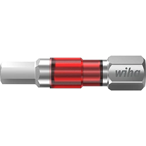 Brocas hexagonales Wiha 76520 de 6mm en paquete industrial de 250 unidades para destornillador