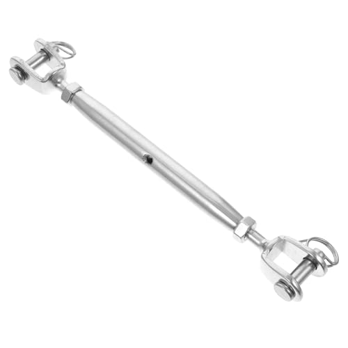 GANAZONO Tornillo Tensor de Cable de Cuerpo Cerrado de Acero Inoxidable para Cuerdas, Alta Resistencia para Rigging y Tensión de Cables, Acabado Pulido miniatura 1