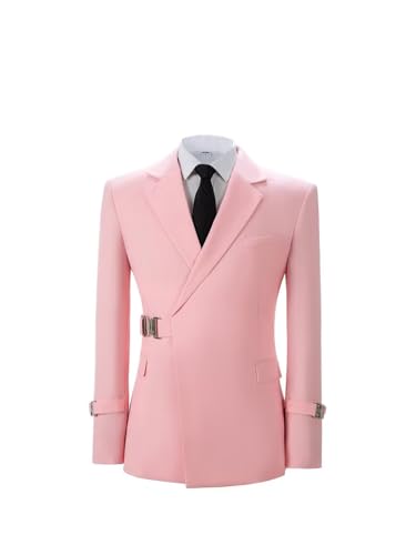 Mens Suit 2 Piece Slim Fit Suit for Wedding Tuxedo with Metal Clasp for Business Prom Party4
