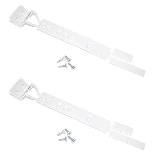 2 x Kit de montaje universal de bisagras para puerta corredera integrada.
