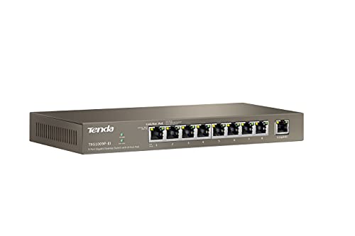 Tenda Port/Switch Diverse Versioni 8 Port Poe Gigabit