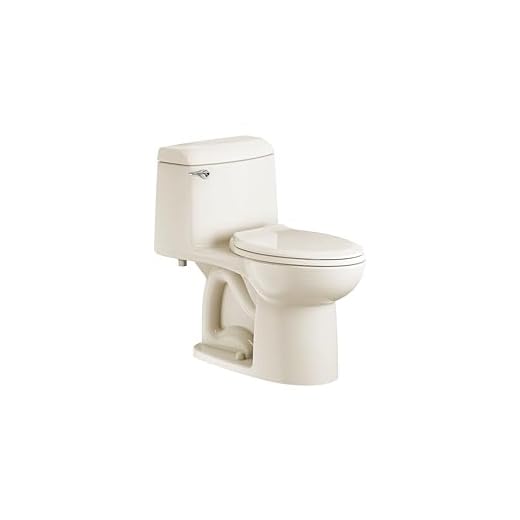 American Standard 2034314.021 Champion 1.6 GPF Elongated One-Piece Toilet Seat, Right Height, Bone