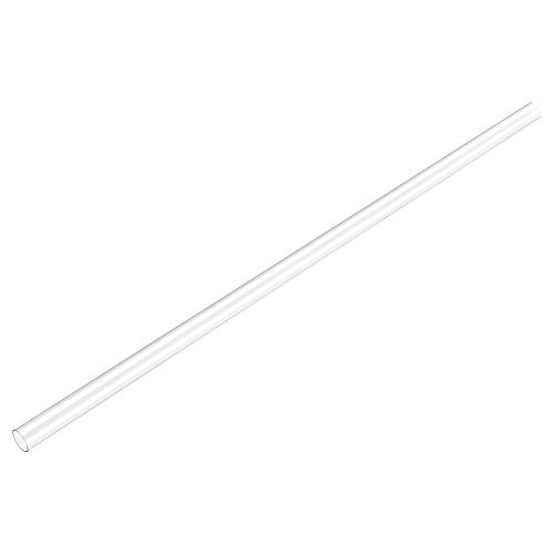 Image of uxcell 3pcs Clear Rigid Tubing 18mm(11 /16'') ID x 20mm(3 /4'') OD x 2Ft Length Round Plastic Polycarbonate Tube