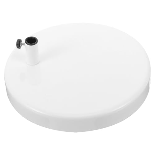 Socle de fixation pour lampe de bureau Zerodeko en fer blanc résistant