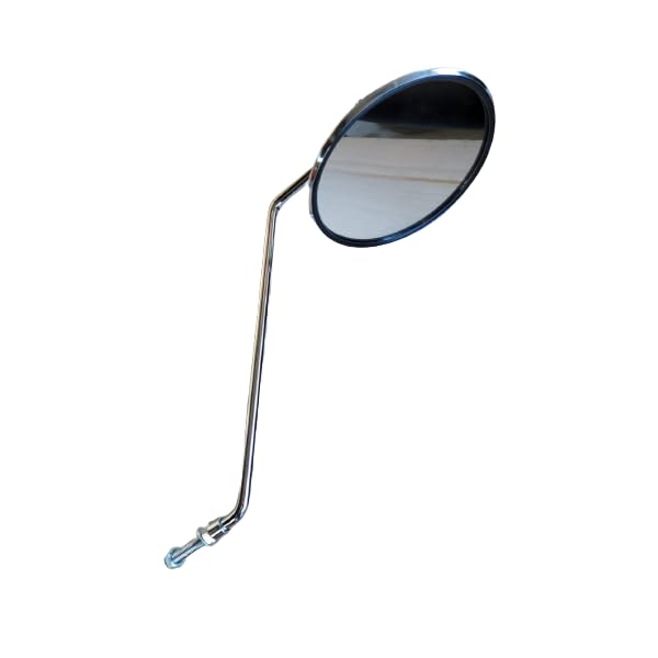 Espejo retrovisor original lado izquierdo cromado para Piaggio Cargo 50 de 2009 a 2019 - Diesis 125 de 20010 a 2019 - Cargo 150 de 2006 a 2014 – Diesis 200 desde 2004 al 2004 2008.