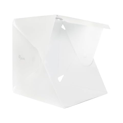 Pivo Lightbox 10" Portable Foldable Professional Product Lightbox Studio Full Set Tent Kit with 360° Turntable, Color Backdrops, and Dimmer Control Cover