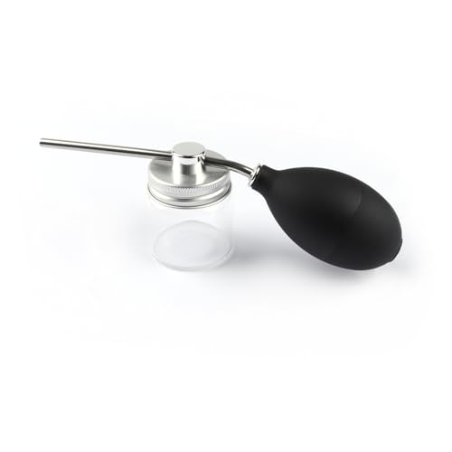 Hair Fiber Spray Bottle with Hairline Optimizer Portable Fibers Powder Applicator Pump with Nozzle for Women Men Thinning Hair Building Regrowth4