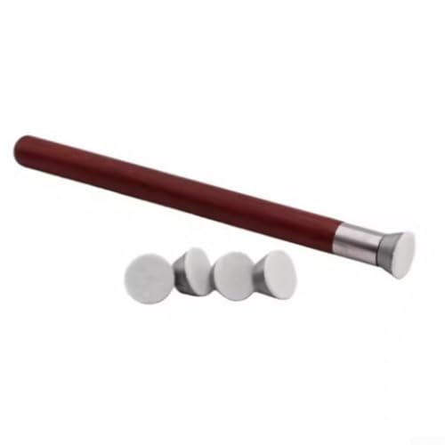 Kit de limpieza de reloj suave para esfera con mango de sándalo y cabezales suaves para eliminar marcas de aceite de superficies de nácar de forma segura