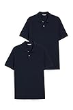 Polo de piqué suave con dobladillo lateral.