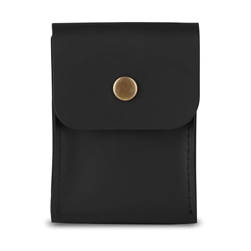 Playing Card Case, Leather Case for Board Games, Playing Card Holder, Card Deck Holder (Black)2