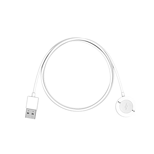 Fossil Smart Watch Rapid Charger - Gen 6 Touchscreen, Gen 6 Wellness Edition Touchscreen Smart Watch Charger, Color: White (Model: FTW0006)