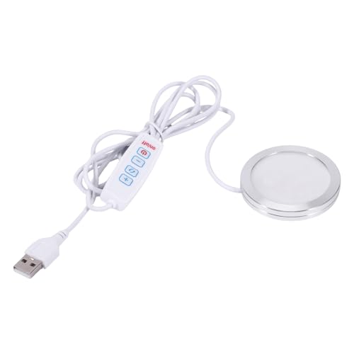 Vexnaro Kit de 1 Lámpara LED 3 Colores Compatible con Bambu Lab Impresora 3D, Luz LED 5V USB Montaje Fácil para Modelos DIY, Piezas de Repuesto, Luz Cálida 3000K (1 luz)