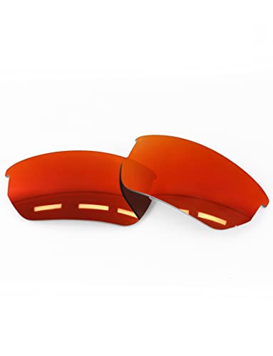 Image of 1.6MM Polarized Replacement Lenses Compatible with Wiley X Valor Sunglasses - Torch Red - Polycarbonate Polarized
