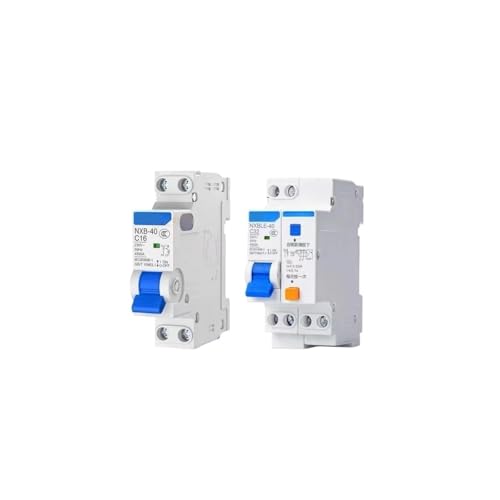 Disjoncteur 1P+N RCBO avec technologie à courant résiduel et calibre de protection 10A
