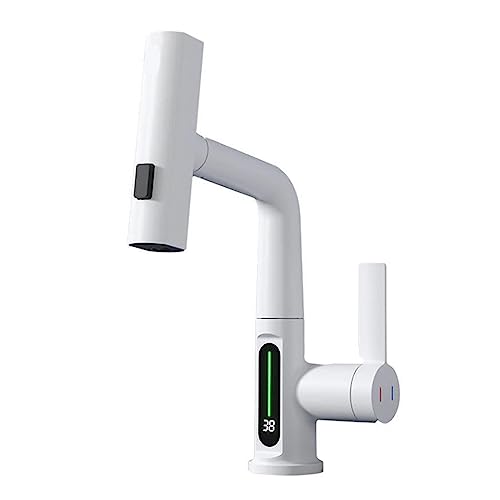 Robinet mitigeur de lavabo extractible pour en finir avec les éclaboussures