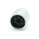 TEMO 521 Wheel Lock Nut Screw Removal Key Anti-Theft Lugnut Socket S3056 for Vw Audi Vag Volkswagen Vehicles