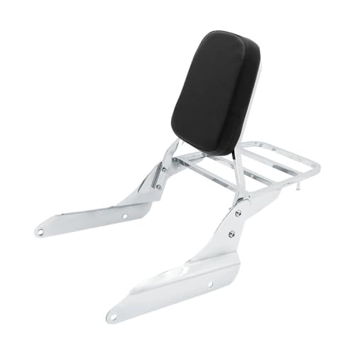 Dossier passager avec porte-bagages moto robuste pour stabiliser et sécuriser le voyage en duo