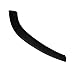 HMMXPX Car Rear Wheel Arch Trim Eyebrow Upper Rubber Cover Left/Right Fit for Jeep Cherokee 2011 2014 2015 2016-2021(Left Driver Side)