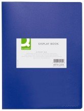 Q-Connect Display Book 40 Pockets Polypropylene 450 mym Blue