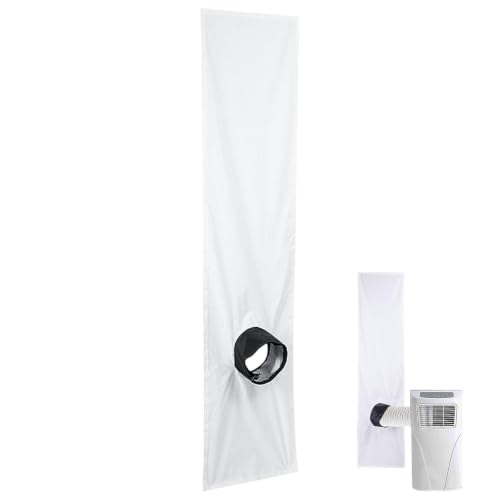 demaxiyad Kit De Sellado Para Ventana AC | Paño de sellado portátil impermeable universal | Paño Sellador Aire Acondicionado | Para Ventanas De Manivela, Abatibles, Dormitorio, Salón, Apartamento Y
